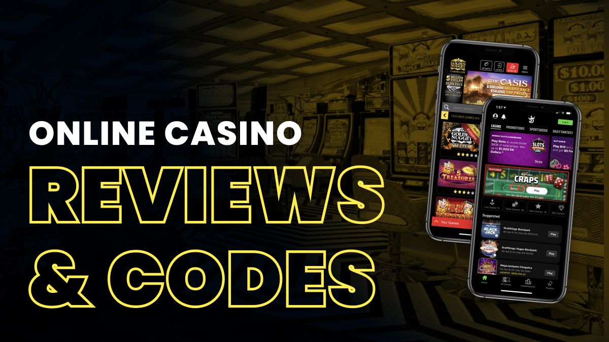 Online casino reviews and codes banner