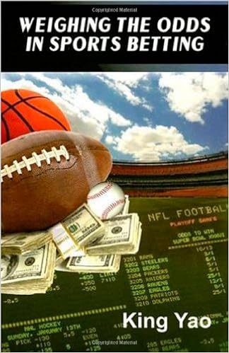 Sports betting cover: balls, cash, odds board