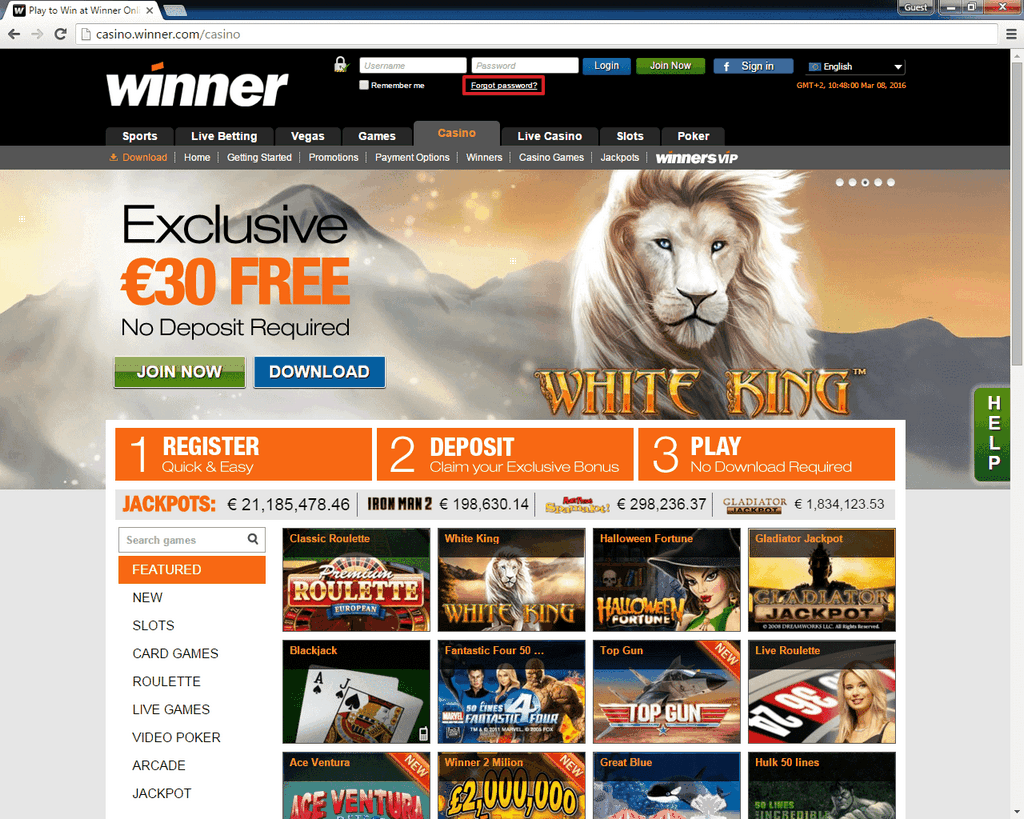 Casino Winner México: opiniones y reseñas