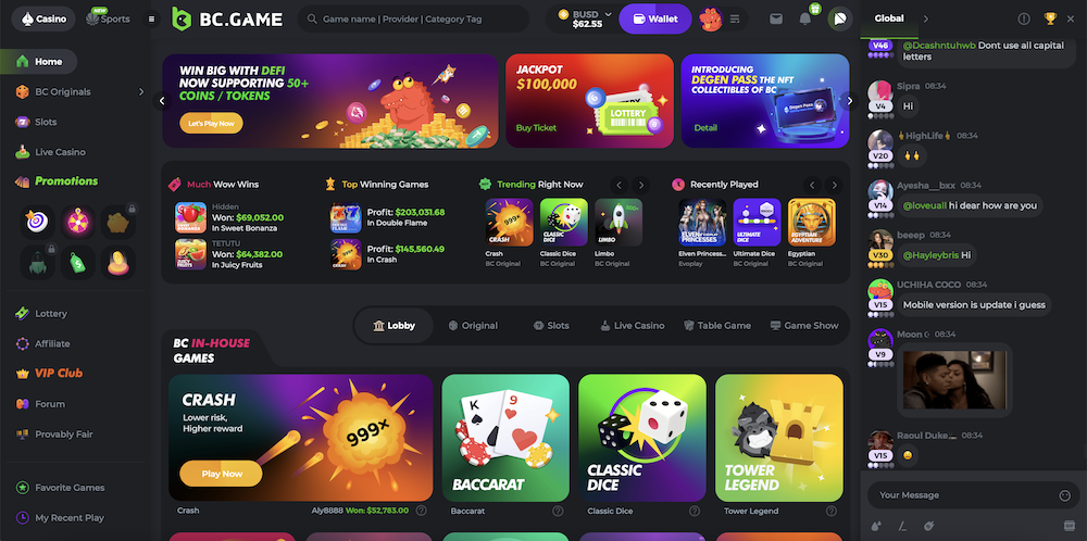 Descubra o Mundo Empolgante do Casino BC.Game 15