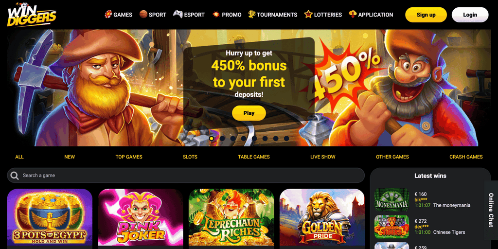 Win Diggers Gambling Establishment Evaluation (2025 )