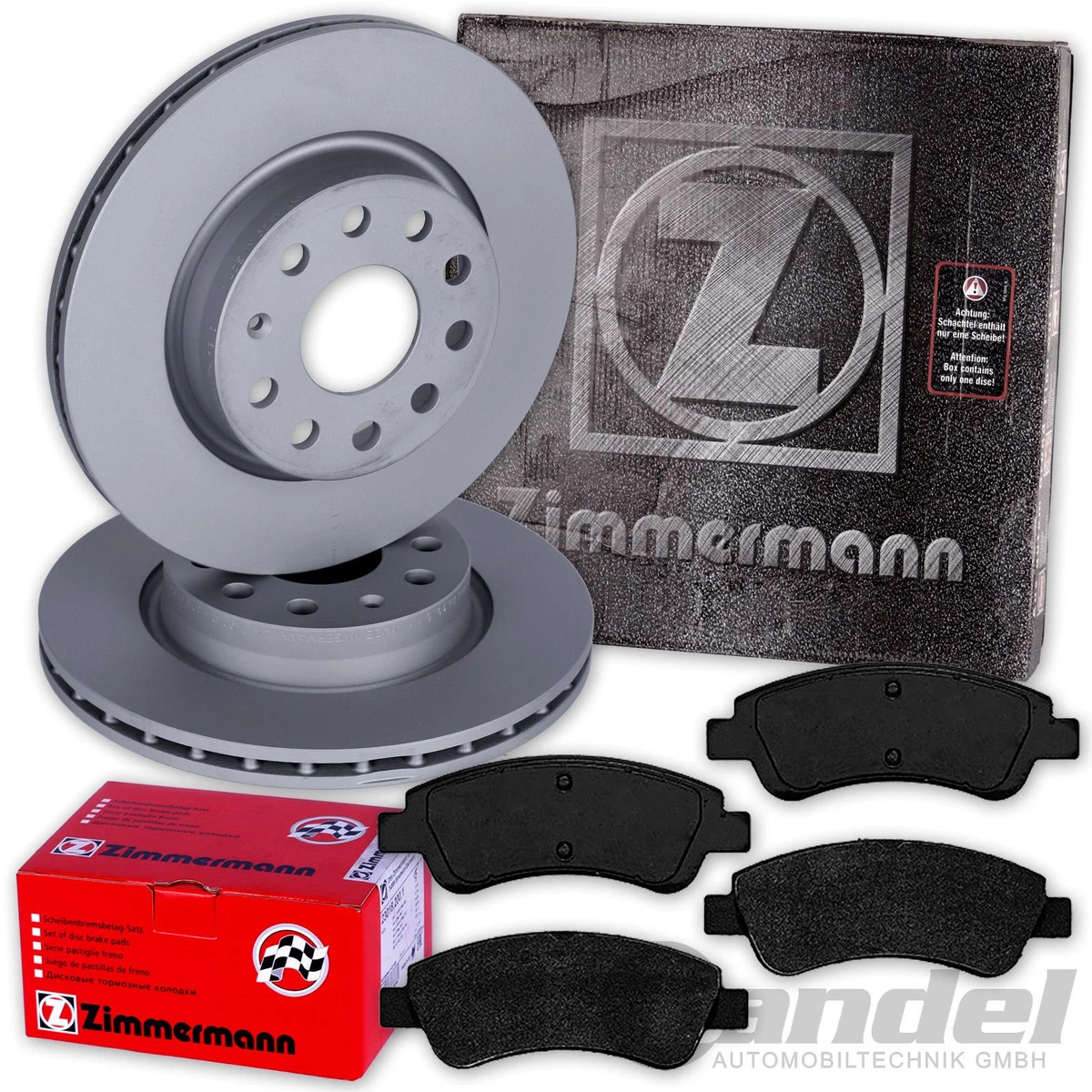 Гальмівні колодки та диски Zimmermann для Mercedes E-Class S212 Гальмівні колодки та диски Zimmermann для Mercedes E-Class S212